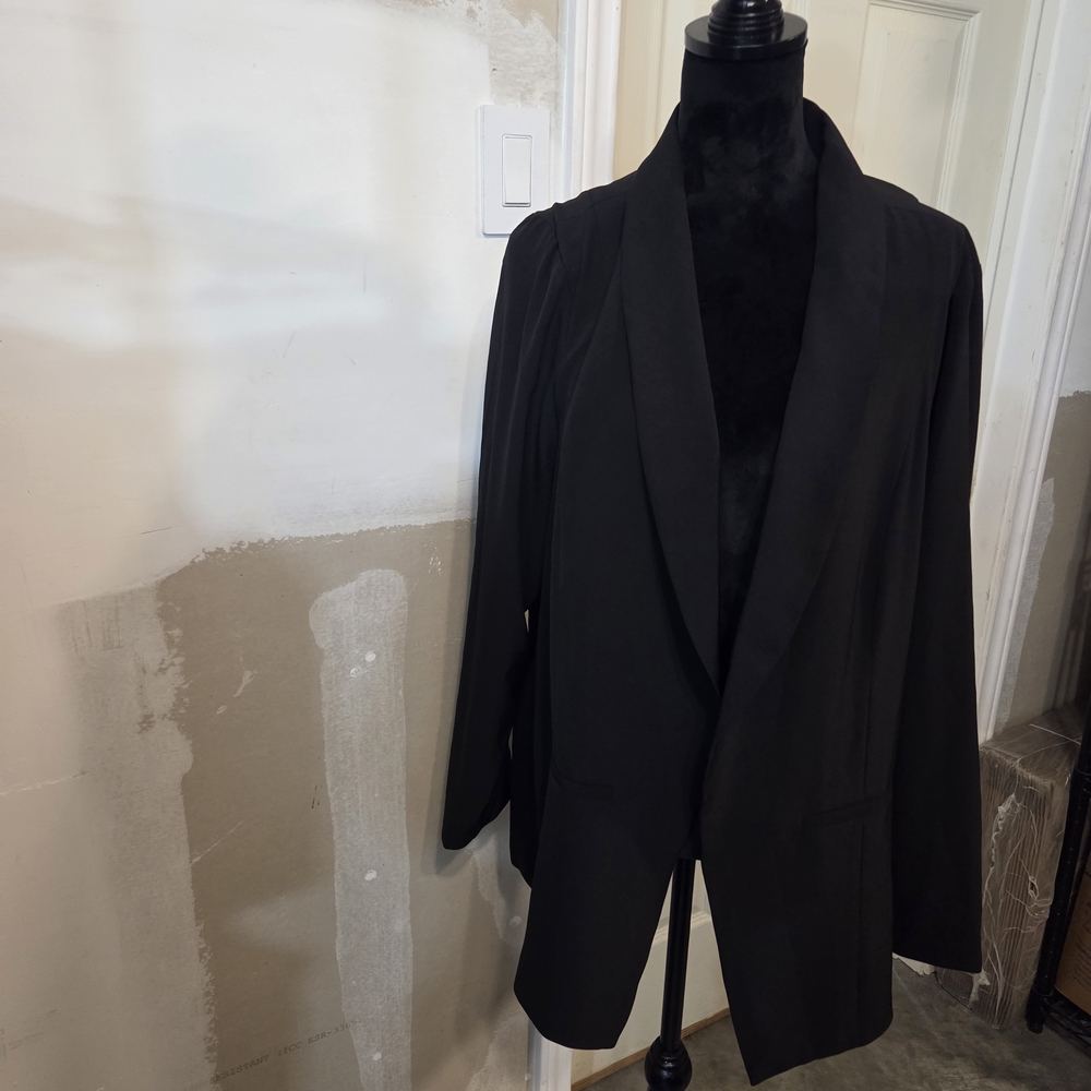 Torrid Classic Black Jacket Woman's 2 Large Office Casual Lightweight - Picture 12 of 12